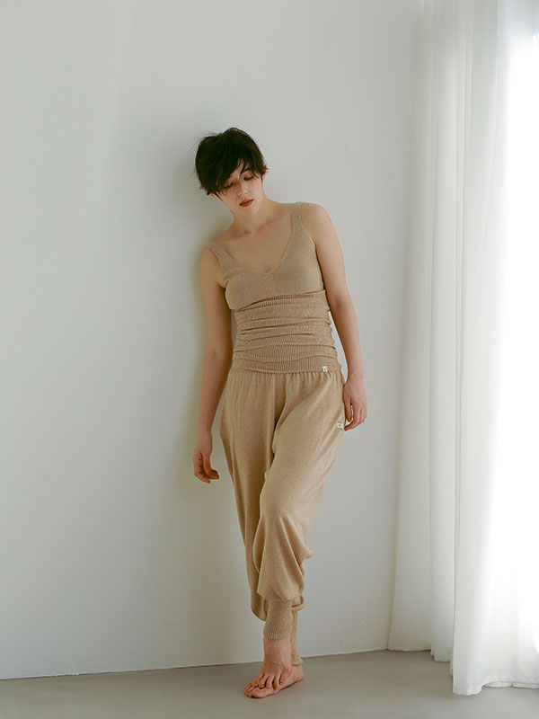 リブニットボディーウォーマー