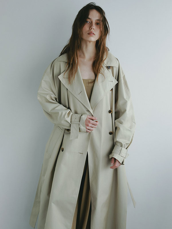 シャンブレーツイルトレンチコート(S BEIGE): アウター │ ETRE