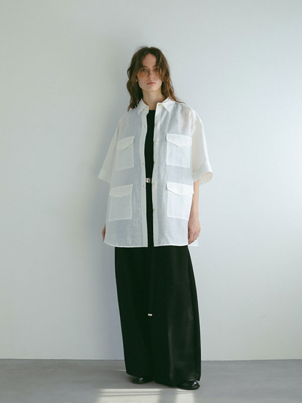 リネンシアーワークシャツ(F WHITE): トップス │ ETRE TOKYO