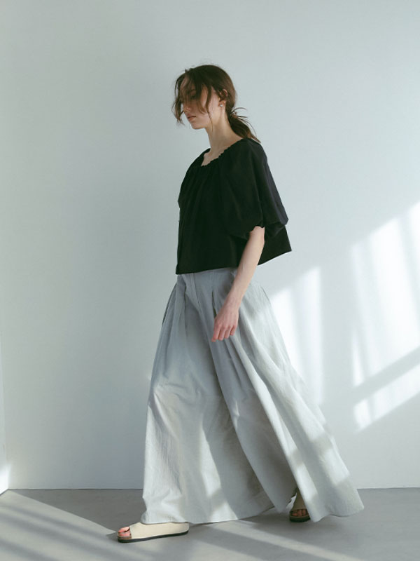 バルーンスリーブショートトップス(F IVORY): トップス │ ETRE