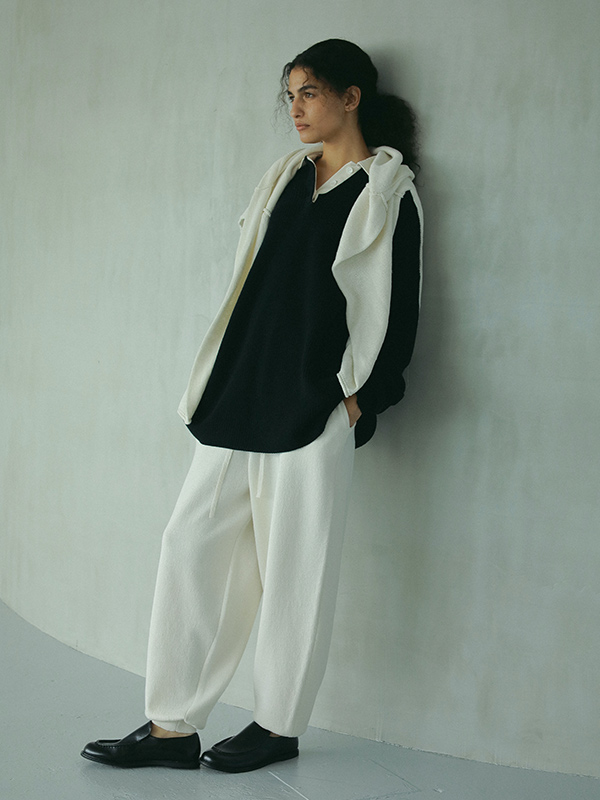 リネンスムースニットパンツ(S OFF WHITE): ボトムス │ ETRE