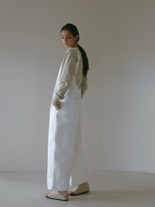 EDWIN×ETRE TOKYOデニムオールインワン(S WHITE): ワンピース EDWIN×ETRE TOKYOデニムオールインワン(S WHITE): ワンピース
