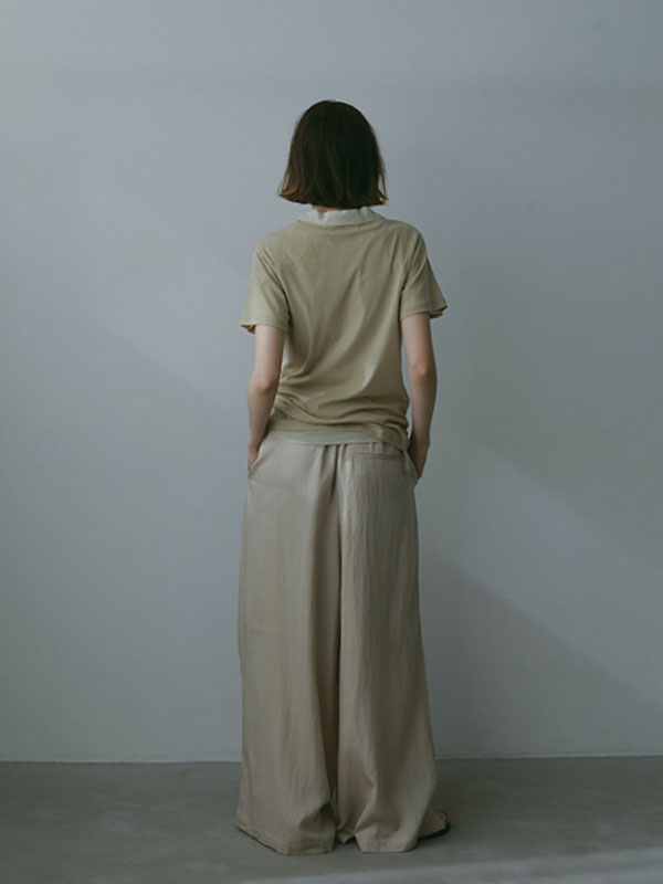 ヘンリーポロレイヤードセットプルオーバー(F BEIGE): トップス