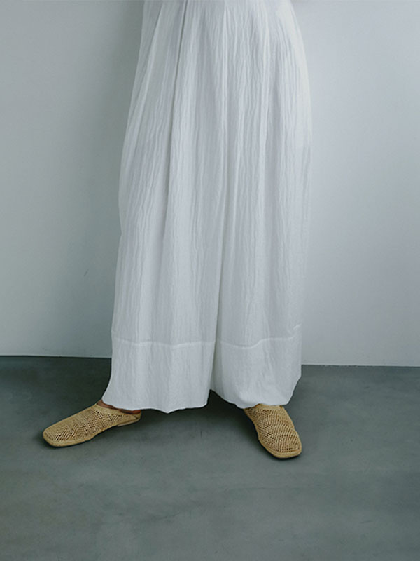 ラフィアフラットシューズ(36 BEIGE): シューズ │ ETRE TOKYO