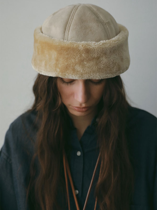 CA4LA×ETRE TOKYO ECO FUR MOUTON TOQUE HAT