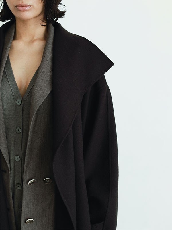 SANTEウーステッドクロークリバーコート(S BEIGE): アウター │ ETRE