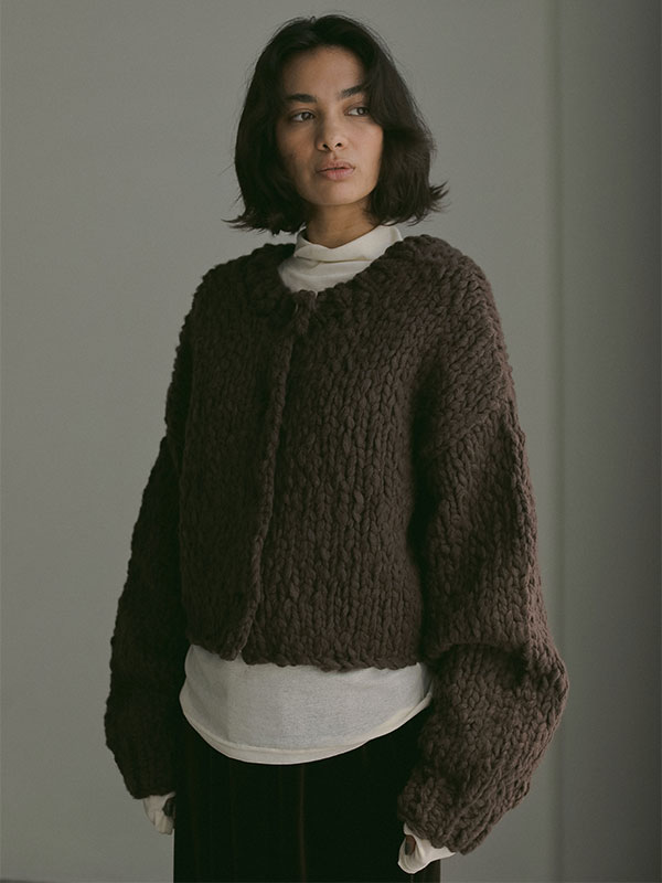 2wayハンドニットカーディガン(F OFF WHITE): トップス │ ETRE