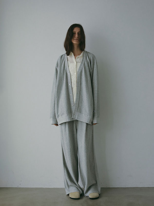 Champion REVERSE WEAVE スウェットワイドパンツ(S GREY