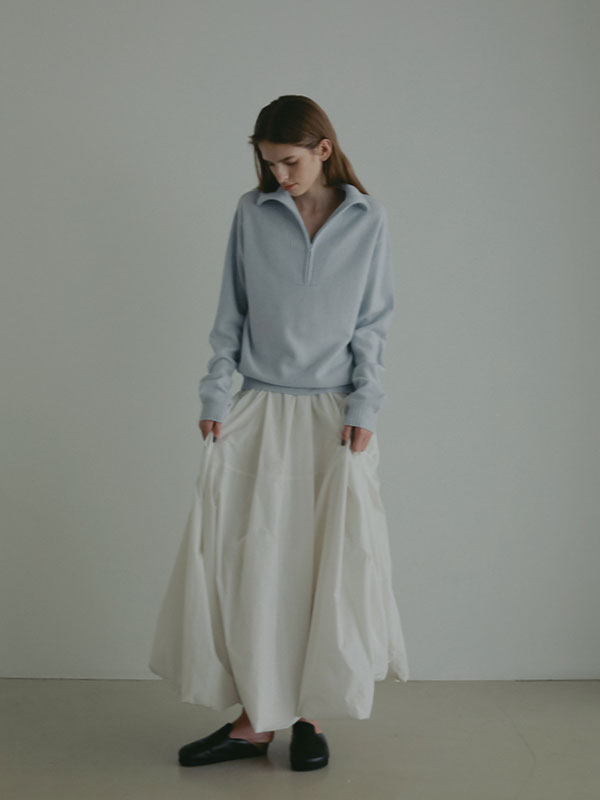 ボリュームバルーンロングスカート