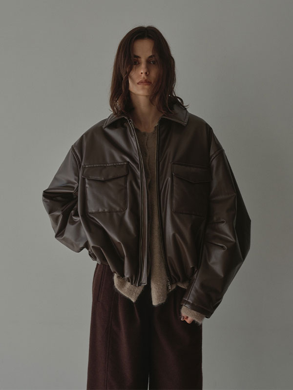 バルーンシルエットパディングブルゾン