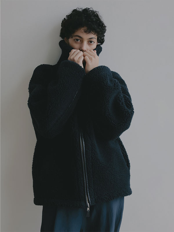 ETRE TOKYO エトレ リバーシブルボアブルゾン　ジャケット ETRE TOKYO - リバーシブルボアブルゾン - BLACK | ADDICT WEB SHOP