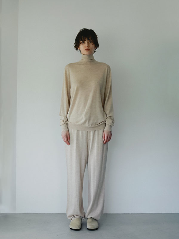 SANTEウールカシミヤニットパンツ