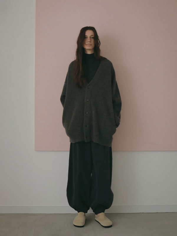 コーデュロイカーブジョガーパンツ