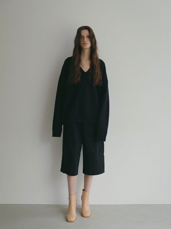 ウールカルゼタックショートパンツ