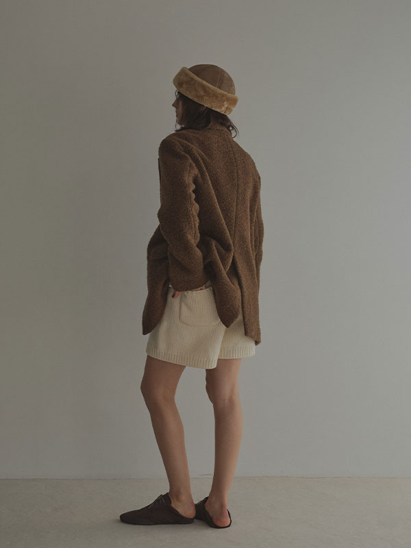 ローゲージニットショートパンツ