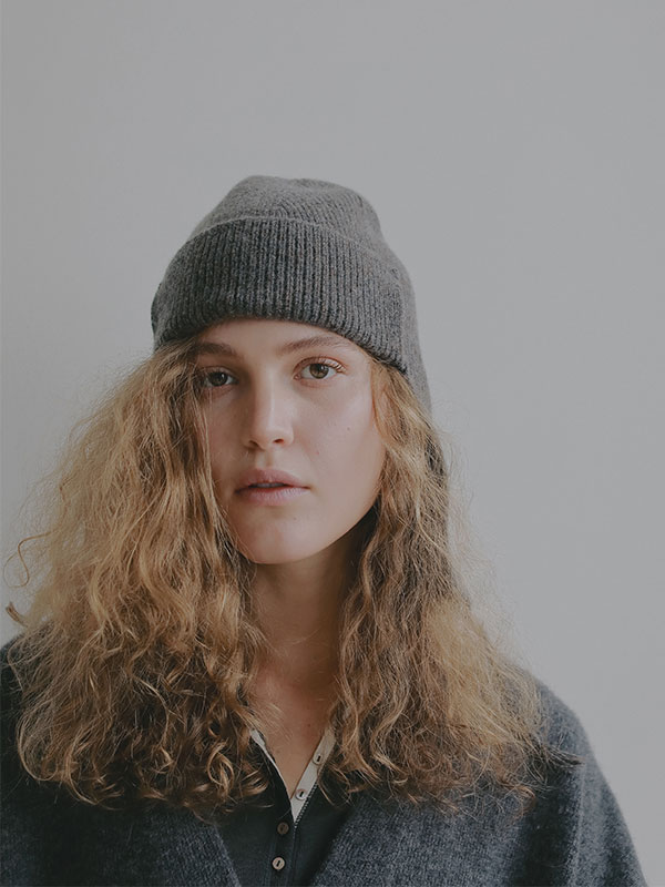 ラムウールフライトニットキャップ