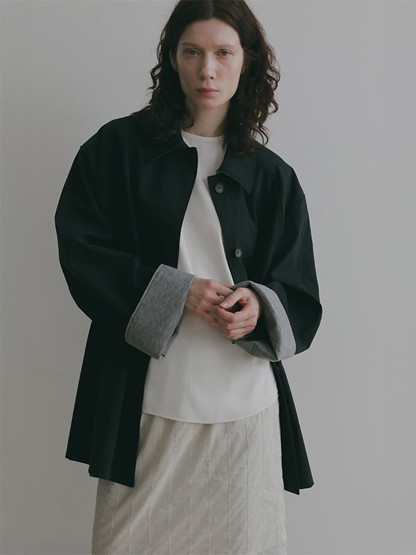 ステンカラーボンディングコート(S BEIGE): アウター │ ETRE TOKYO