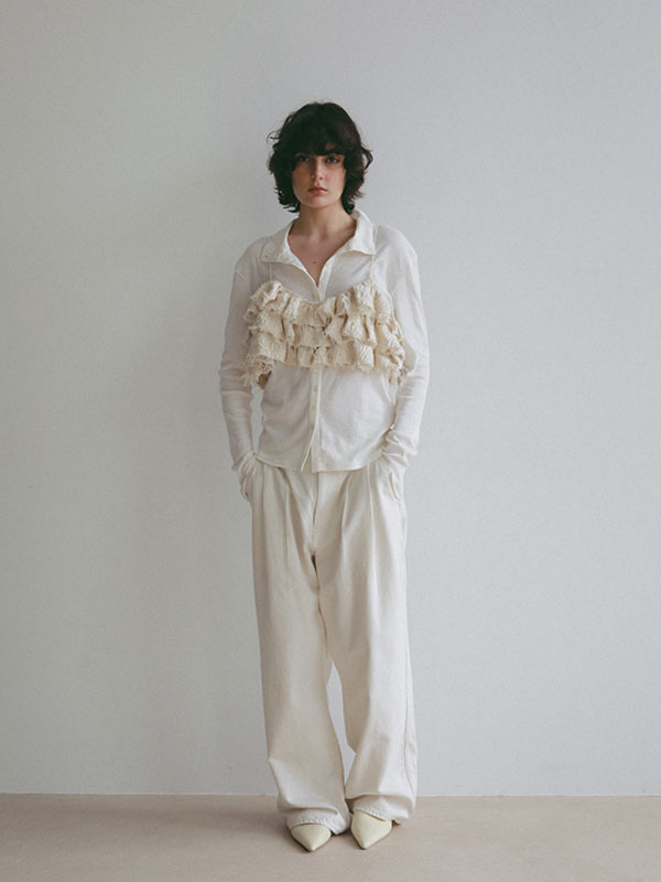 ジャガードオーバーキャミソール