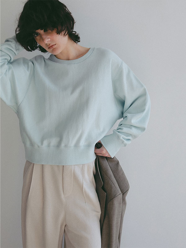 コンパクトスウェットシャツ