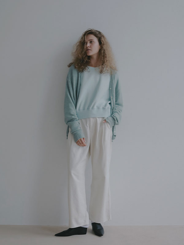 リリヤーンリネンVネックカーディガン