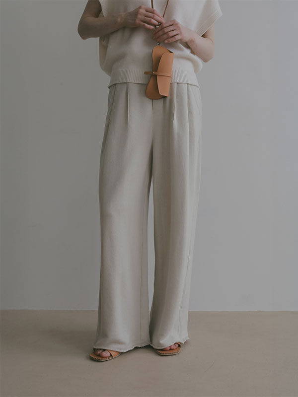 エアリースウェットパンツ(S LIGHT GREY): ボトムス │ ETRE TOKYO