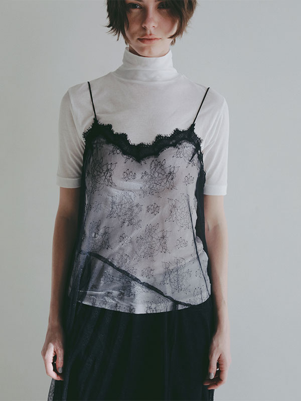 シアーレイヤードキャミワンピース