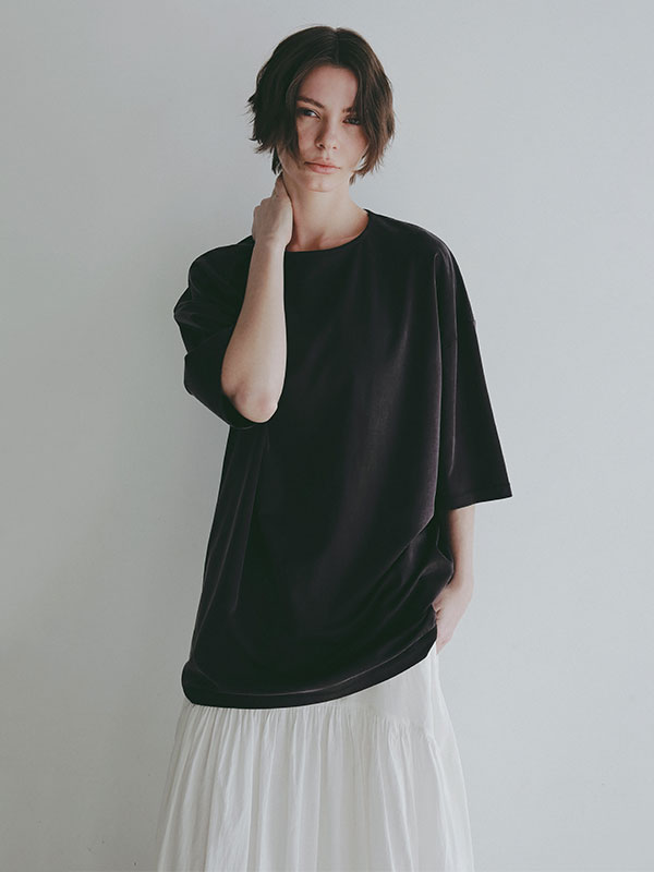 キュプラジャージオーバーサイズTee