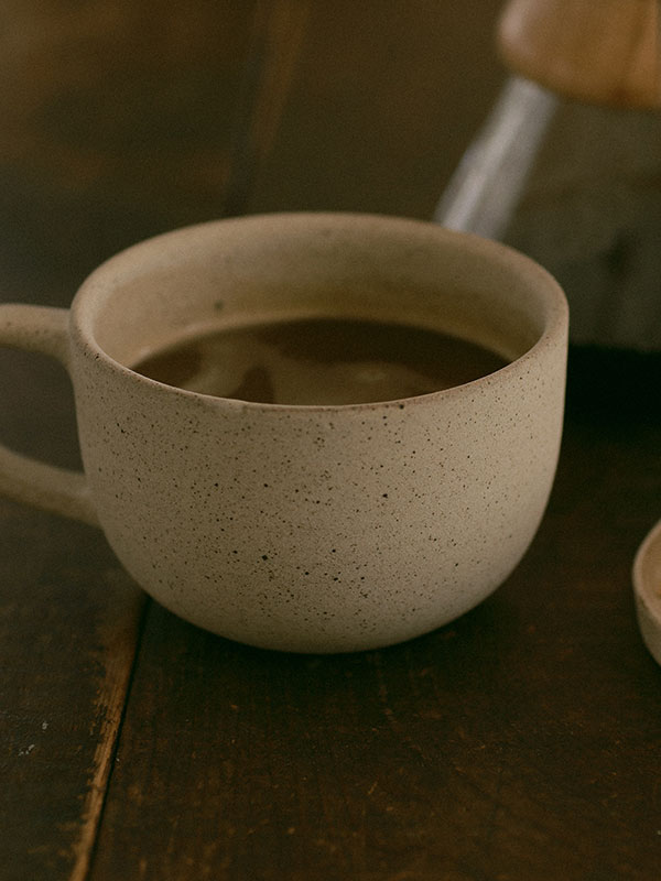 砂化粧釉マグカップ