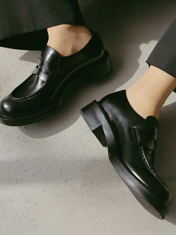 ETRE TOKYO  ボリュームソールコインローファーＣａｒｏｌｉｎｅまとめ靴