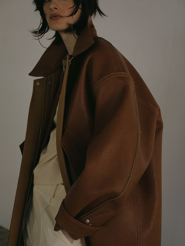 マルチファブリックリバーシブルコート