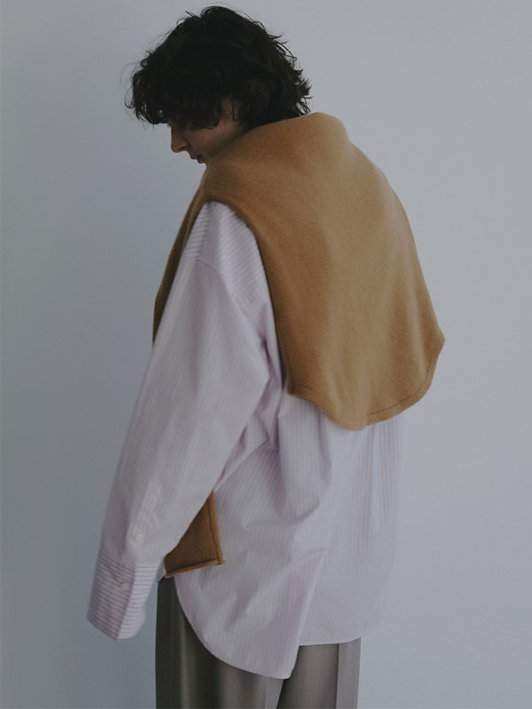 DEPENDREブロードシャツ