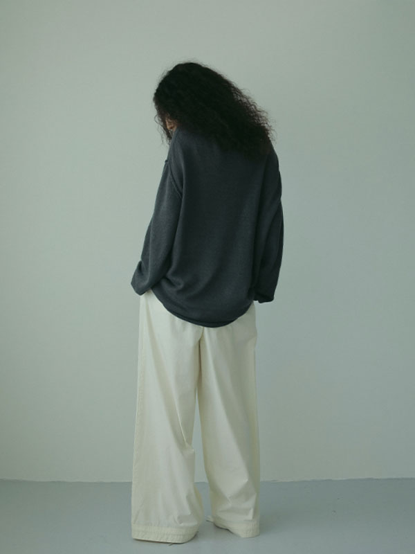 ⚫︎大人気⚫︎etre tokyo ドロストヘムコットンパンツ セール】ドロストヘムコットンパンツ（その他パンツ）｜ETRE