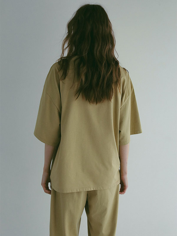 etre tokyo three dots パウダリーコットンTee 25ss - メルカリ