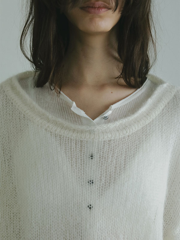 スーパーキッドモヘヤニットプルオーバー