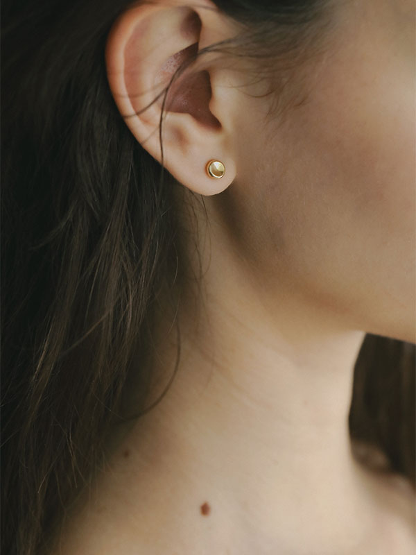 タイニーシルバーピアス