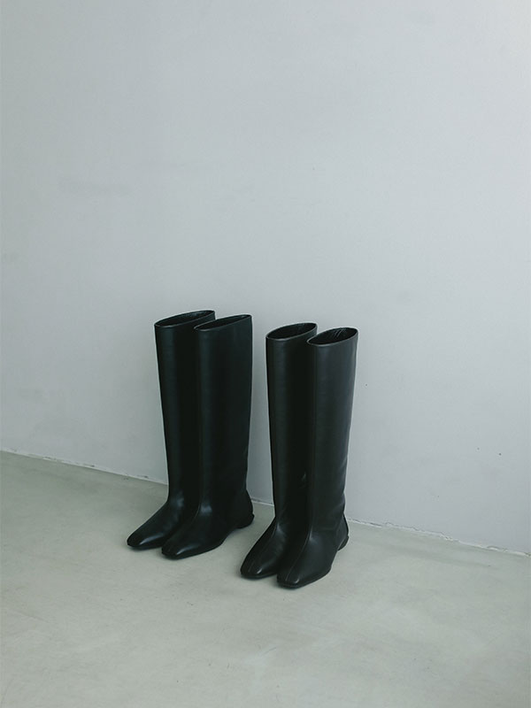 SHISEI SQUARE BARRELE BOOTS(23 BLACK): シューズ │ ETRE