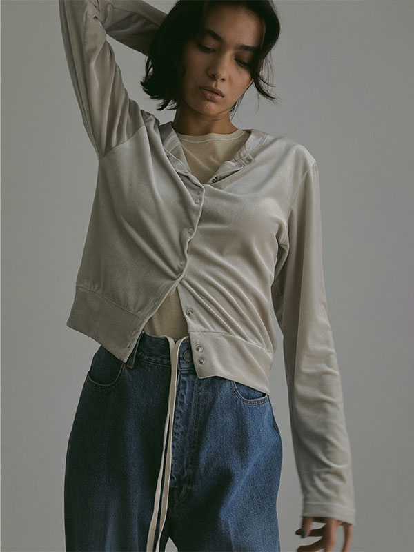 リングドットベロアトップス