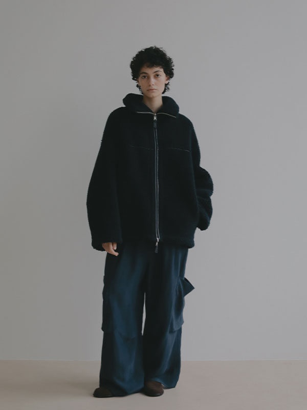 AFter Taste ショートブルゾン　ブラック ADRER（アドラー） ブルゾン アウター vintage make short duck