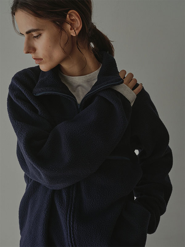 ボアフリースブルゾン