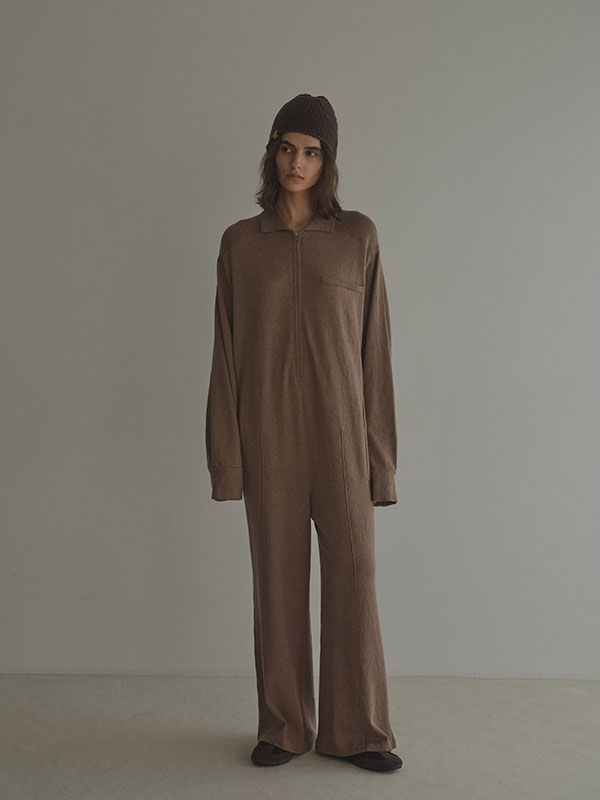 バルキーヤーンハンドニットキャップ