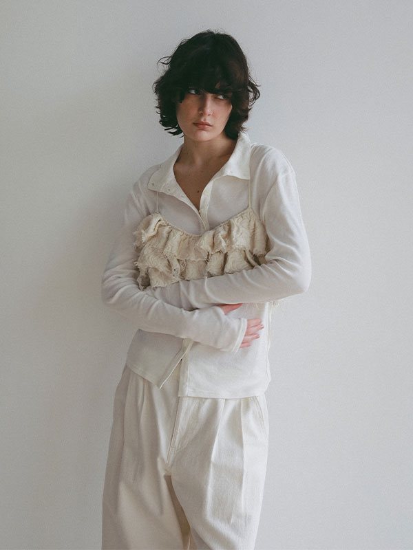 ジャガードオーバーキャミソール