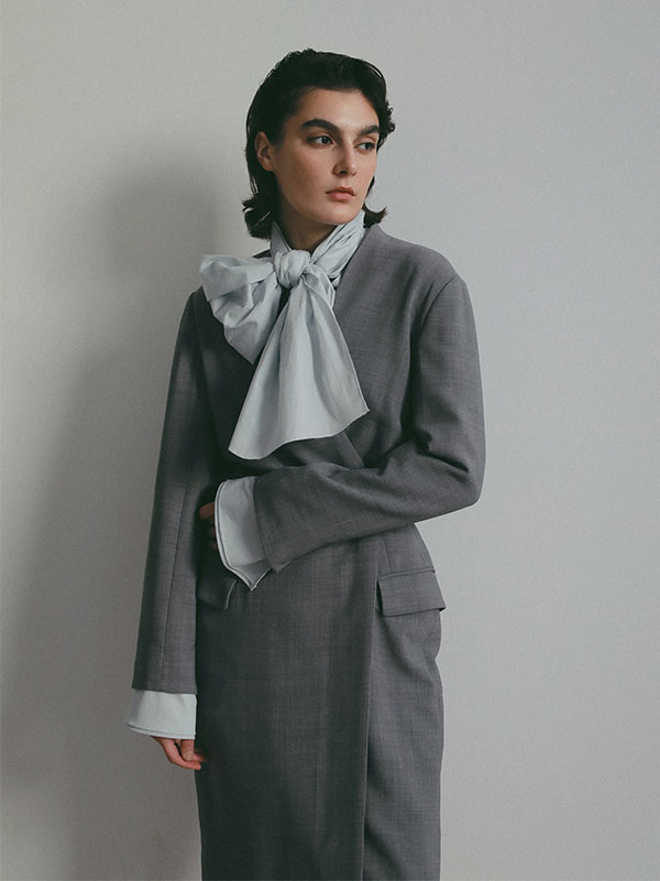 SANTEボウタイリボンシャツ