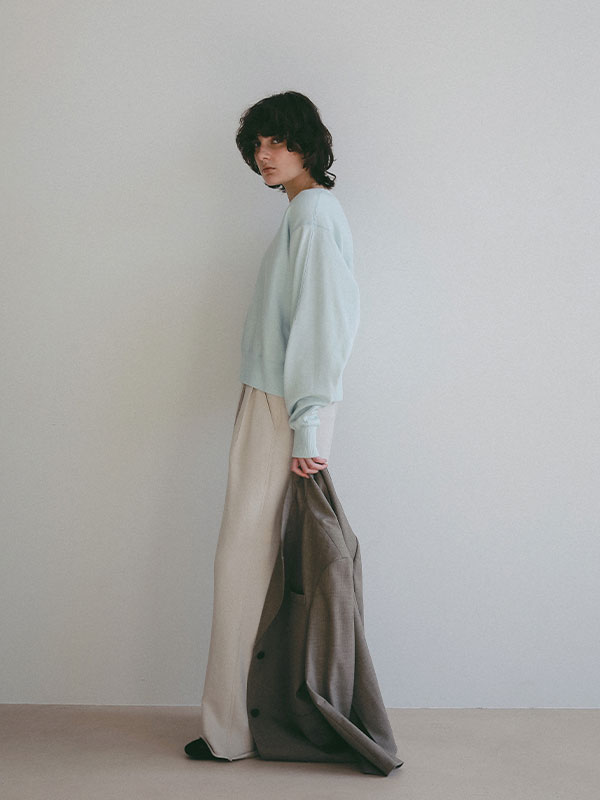 コンパクトスウェットシャツ