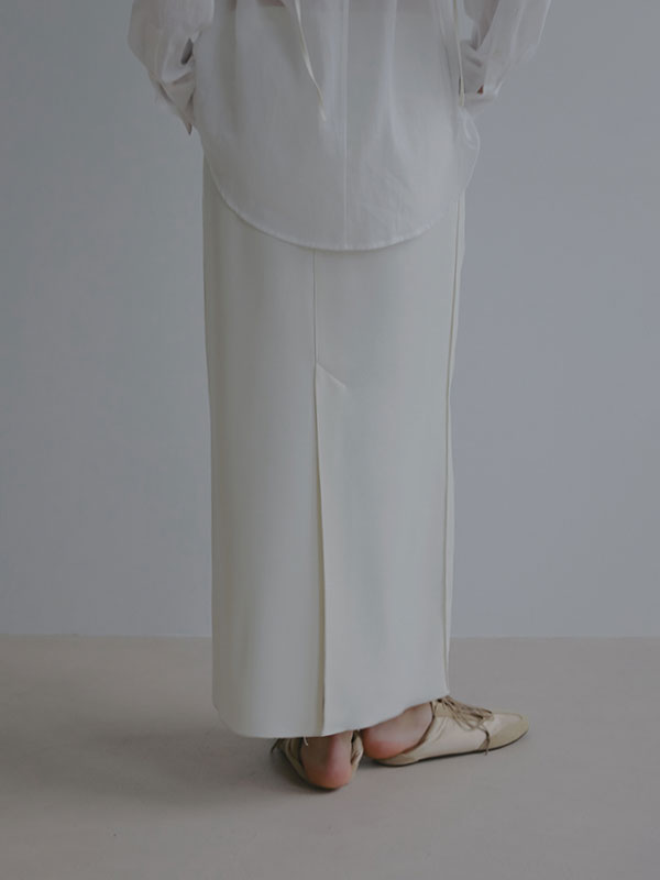 ダブルフェイスIラインスカート