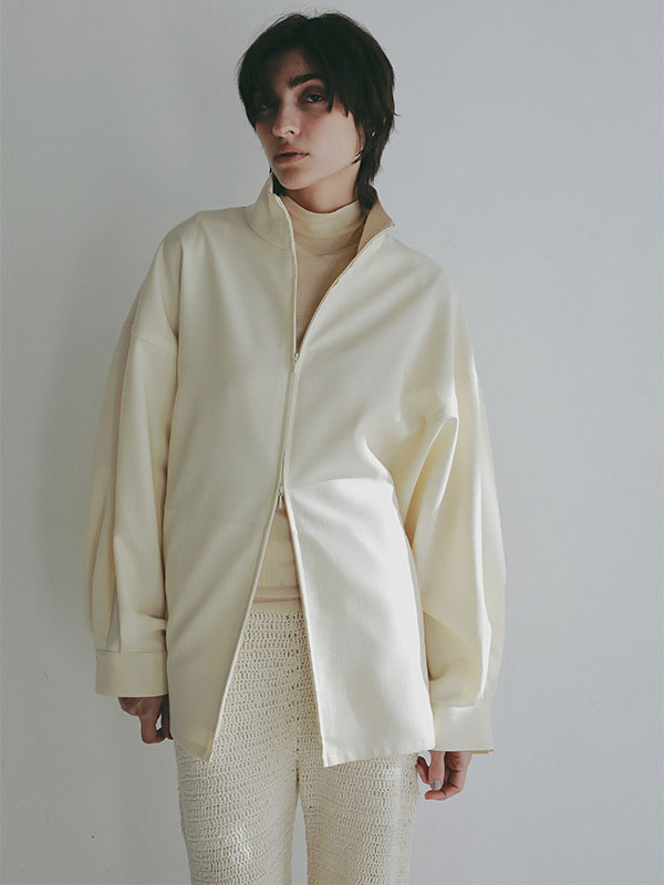 ハイネックドルマンスリーブシャツブルゾン