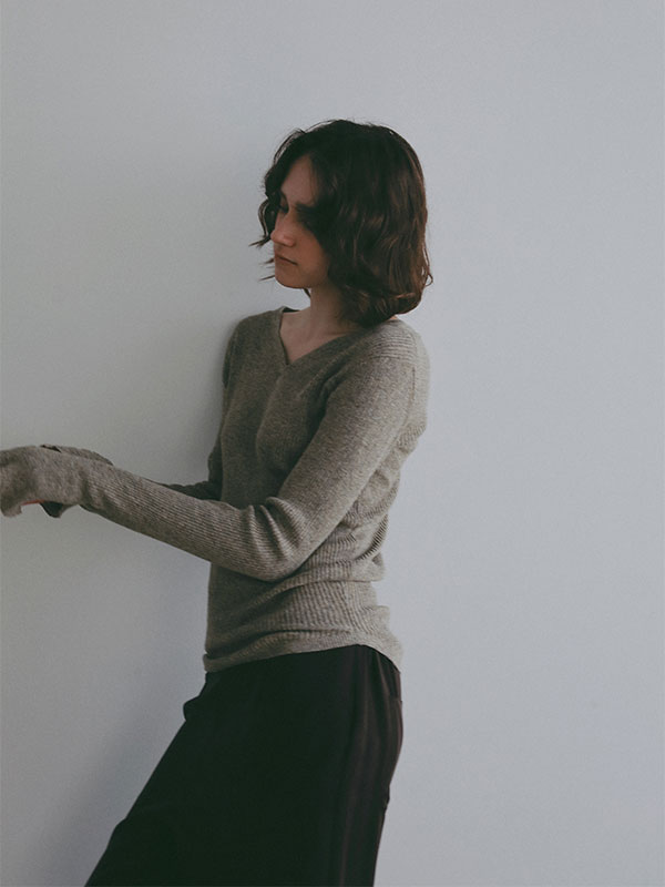 リネンヘルシーニットプルオーバー