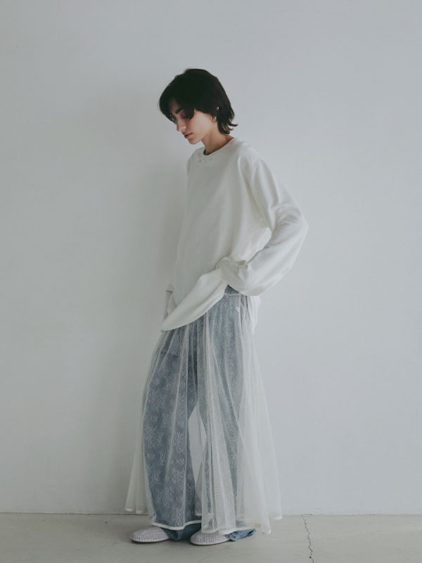 シアーレイヤードキャミワンピース(S OFF WHITE): ワンピース │ ETRE