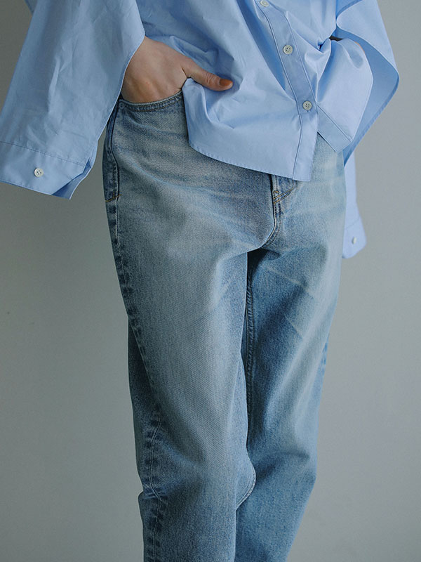 YANUK×ETRE TOKYO Pegtop Denim(21 LIGHT BLUE): ボトムス │ ETRE ...