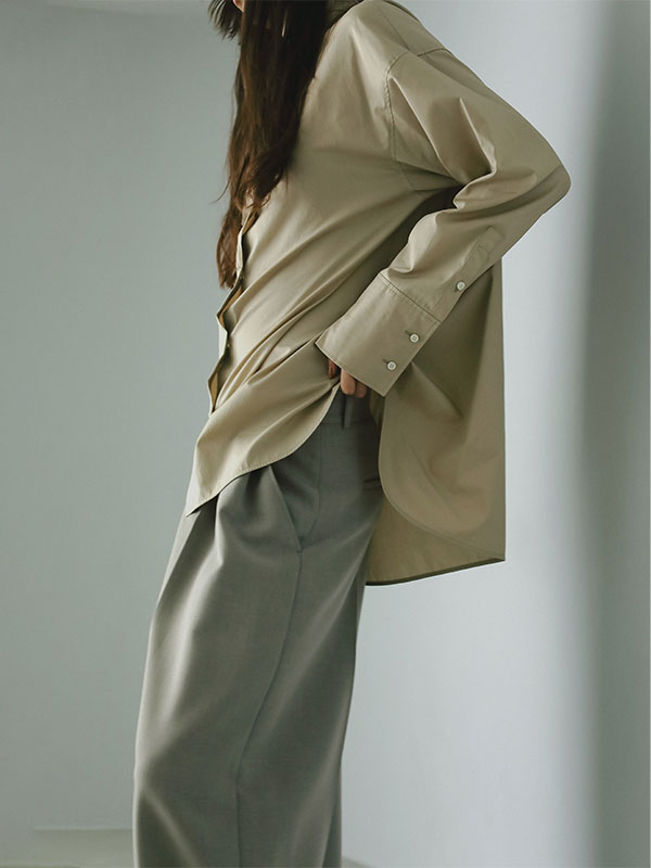 DEPENDREブロードシャツ