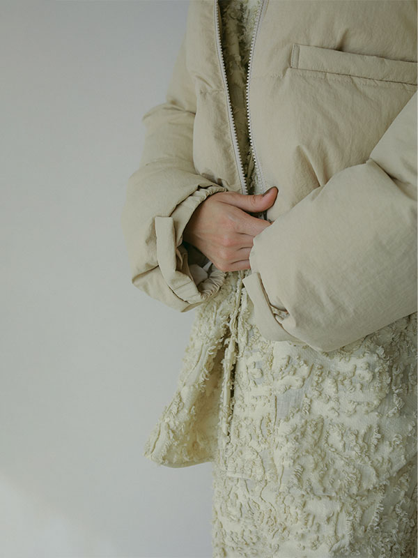 パディングショートブルゾン